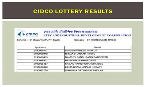 www cidco lottery 2019 navi mumbai